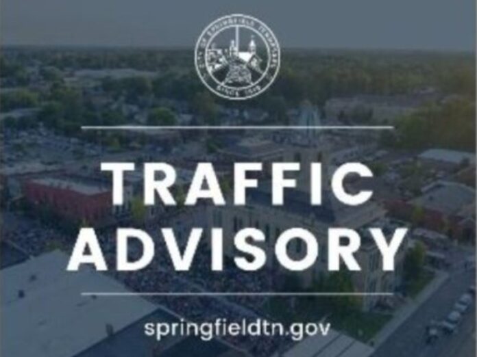 City of Springfield Traffic Advisory
