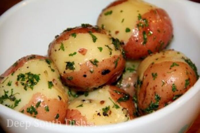 easter-recipes-butter-steamed-potatoes