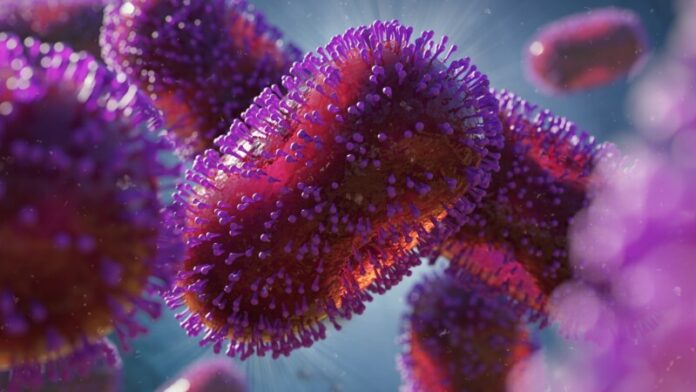 Monkeypox,Virus,,One,Of,The,Human,Orthopoxviruses,,Pathogen,Closeup,(3d