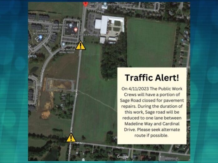 City-of-White-House-Schedules-Road-Closure-for-Pavement-Repairs