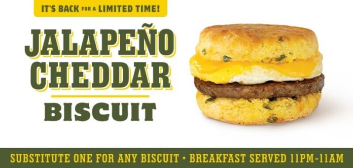 Whataburgers-Jalapeno-Cheddar-Biscuit-Back-for-Limited-Time Whataburger’s Jalapeño Cheddar Biscuit Back for Limited Time