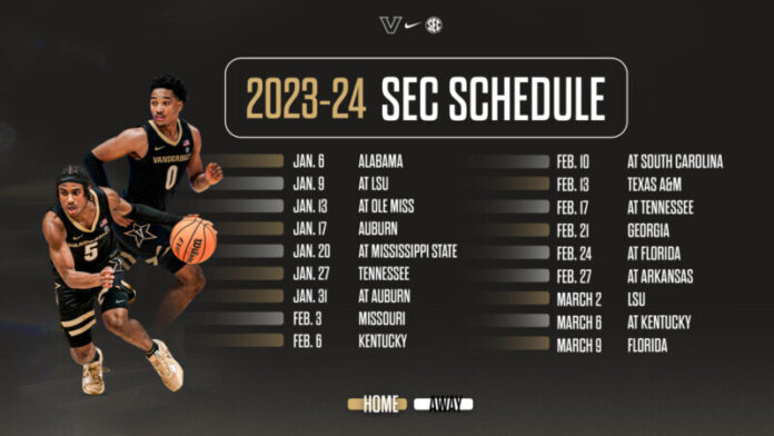 MBB-SEC_ScheduleMBB-SEC-1920x1080-1-2048x1152-1 The Southeastern Conference announced its 2024 men’s basketball schedule on Thursday.