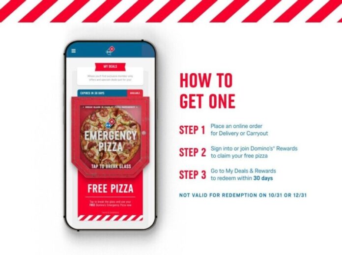 Domino’s is Giving Away Free Emergency Pizzas!