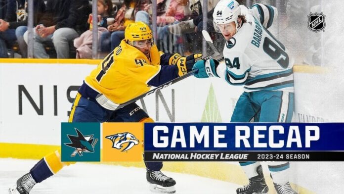 Novak-Scores-Twice-in-Predators-5-1-Win-over-Sharks Novak Scores Twice in Predators 5-1 Win over Sharks