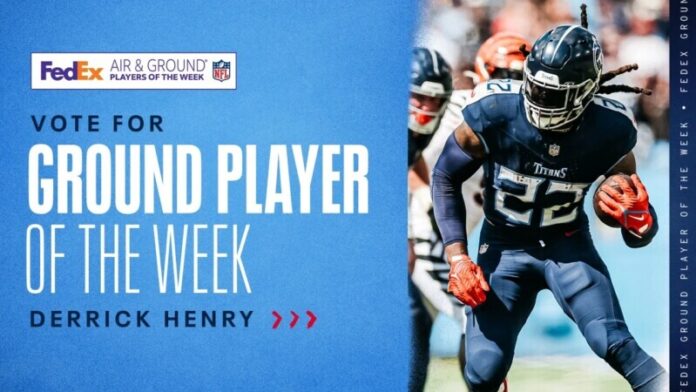Vote Derrick Henry the Week 4 FedEx Ground Player of the Week