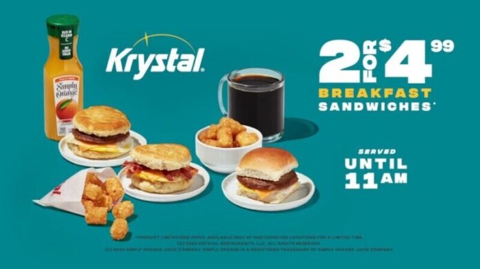 Krystal With 2 for $4.99