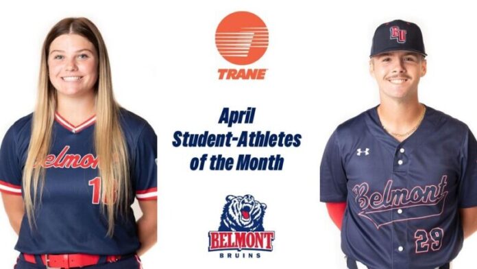 Hughes, Landers Named Trane Student-Athletes of the Month for April
