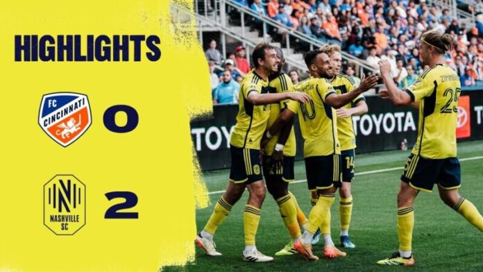 Nashville Soccer Club Defeats FC Cincinnati with 2-0 Road Victory