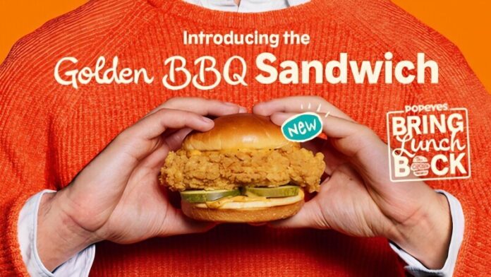Popeyes-Launches-NEW-Golden-BBQ-Chicken-Sandwich Popeyes Launches NEW Golden BBQ Chicken Sandwich