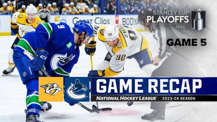 Predators-Force-Game-6-in-2-1-Win-Over-Canucks Predators Force Game 6 in 2-1 Win Over Canucks