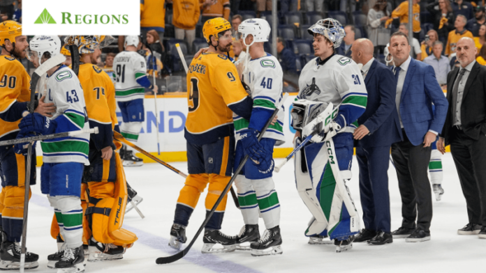 preds-Canucks-may-4 The Nashville Predators put forth a valiant effort in a must-win Game 6, but ultimately saw their season come to an end after a 1-0 loss to the Vancouver Canucks at Bridgestone Arena.