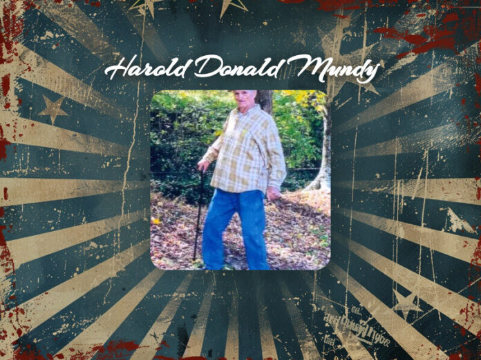 Harold Donald Mundy Obit