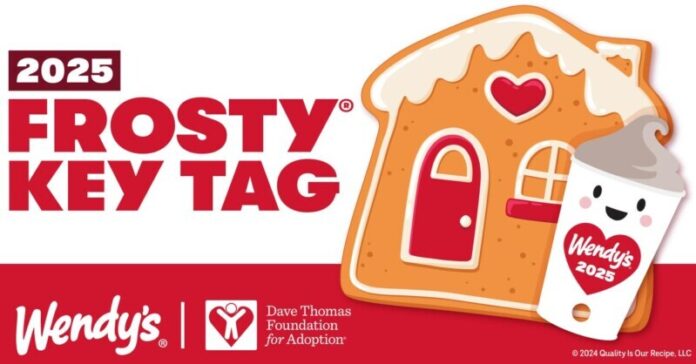 Wendy's Frosty Key Tags 24-25