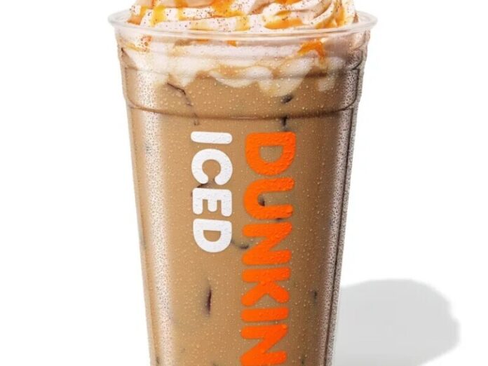 pumpkin-spice-latte No fall at Dunkin’ is complete without pumpkin. The iconic Pumpkin Spice Signature Latte