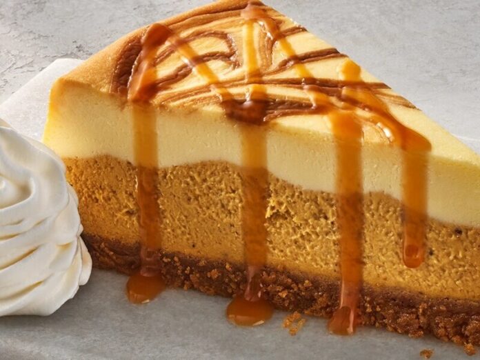 Pumpkin-Cookie-Butter-Cheesecake Pumpkin Cookie Butter Cheesecake Returns to Olive Garden