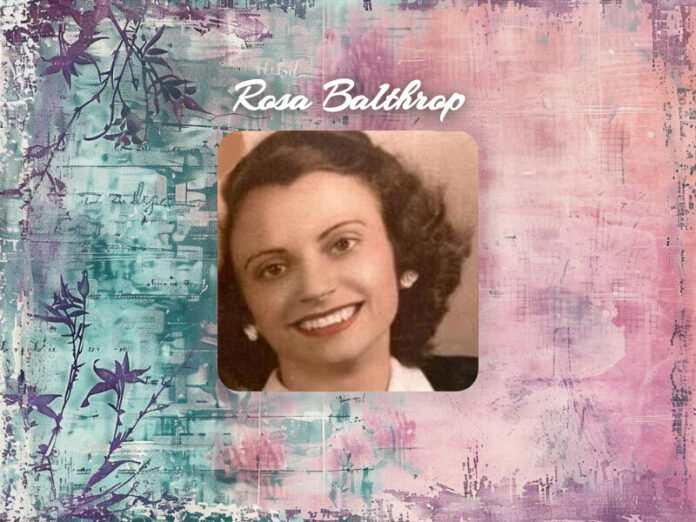 Rosa Balthrop Obit
