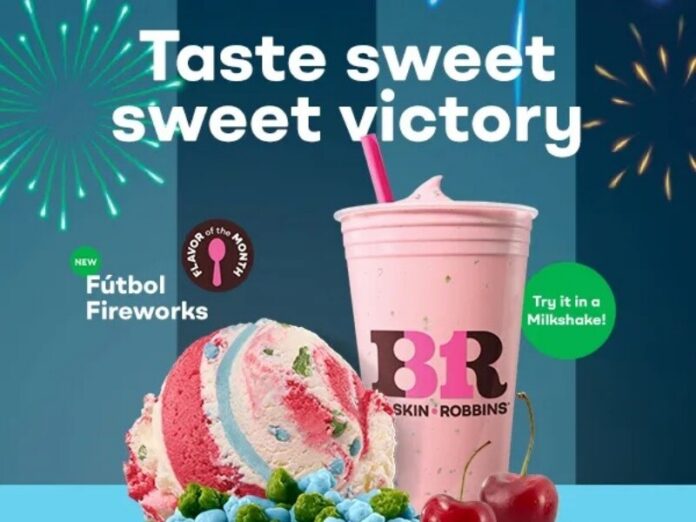 baskin-robbins futbol fireworks Baskin-Robbins June Flavor of the Month Is Fútbol Fireworks