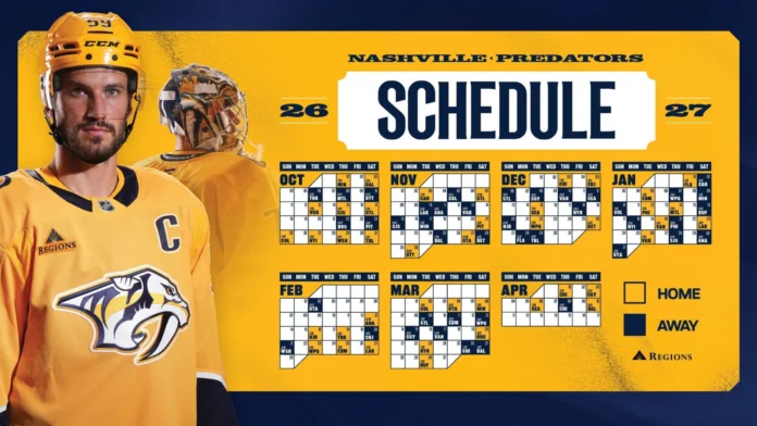 predators 2026-27 schedule presser predators 2026-27 schedule presser