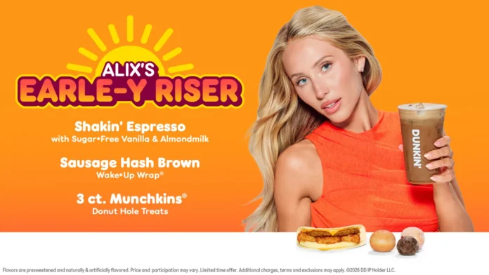 Alixs-Earle-Y-Riser-Meal-1 Dunkin’® and Alix Earle Unveil Alix’s Earle-Y Riser Meal, Headlining a New Fall Menu