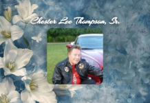 OBITUARY: Chester Lee Thompson, Sr.