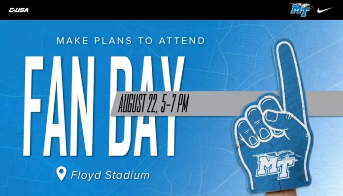 mtsu fan day 2026 MTSU Fan day