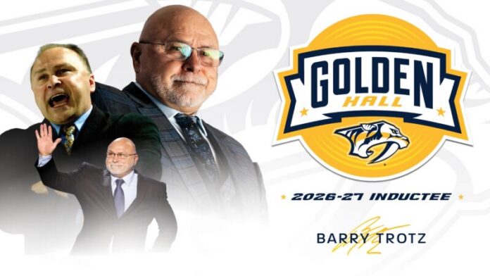 Barry Trotz to Become Sixth Preds Golden Hall Member