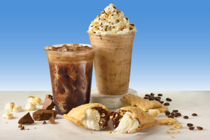 Hardee's new S'mores Platform features a S'mores Iced Coffee, S'mores Hand-Scooped Ice Cream Shake™ and S'mores Fried Pie.