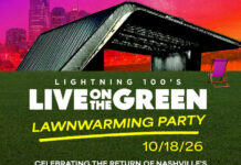 Live on the Green Returning in 2027, Lawnwarming Party Set for October