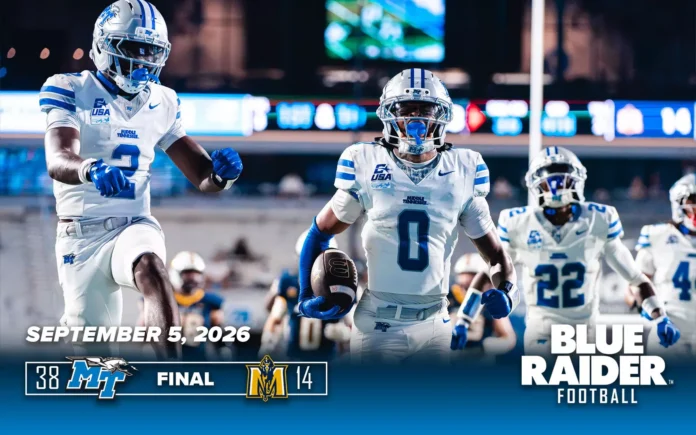 Photo Credit MTSU Athletic Communications