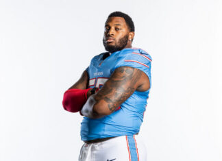 Titans Tackle JC Latham Named Music City Bowl Youth Football Ambassador