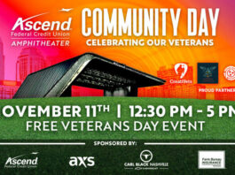 Ascend Amphitheater to Host Free Veterans Day Community Day