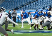 Tennessee State Holds Off Morgan State 25-16 at Nissan Stadium Barlow Wins Number 100 In Homecoming Victory