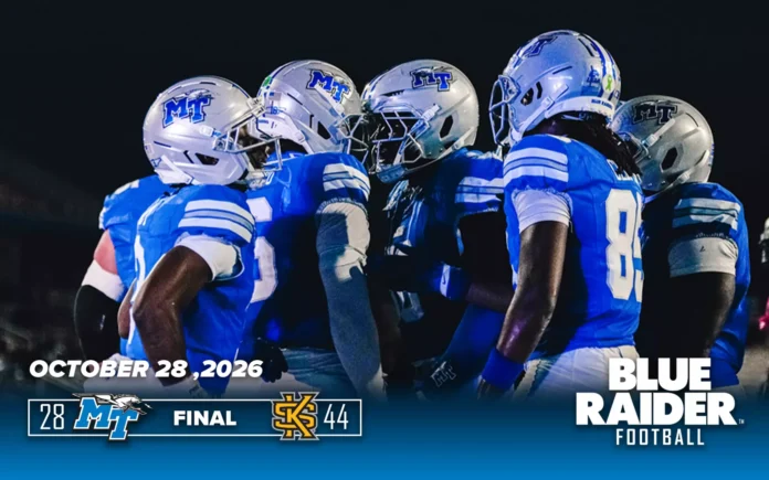 Blue Raiders drop weeknight finale to Kennesaw Blue Raiders drop weeknight finale to Kennesaw
