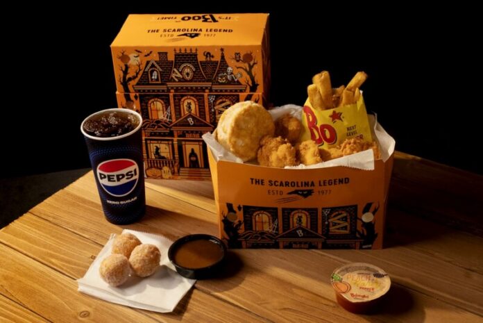 Bojangles-Halloween-Boojangles-Bite-Box New, limited-time Boojangles-themed Bite Box filled with fan-favorite Bo Bites and all-new Donut Bites