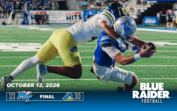 Photo Credit MTSU Athletic Communications