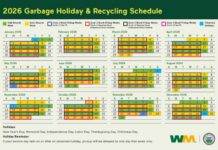 White House Updates November, December Trash And Recycling Schedule