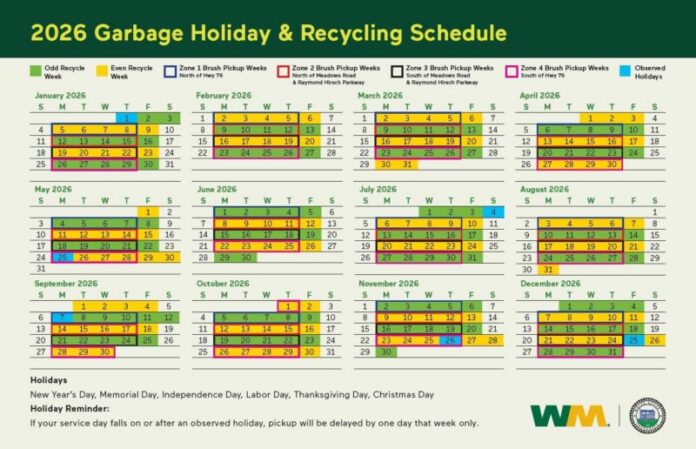 Recycling Schedule