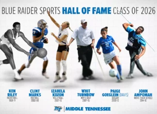 Six-Member 2026 Blue Raider Hall of Fame Class Set for Induction Nov. 6 Six-Member 2026 Blue Raider Hall of Fame Class Set for Induction Nov. 6