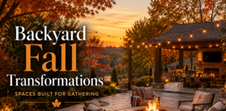 Backyard Fall Transformations: Spaces Built for Gathering How to design a backyard for fall entertaining