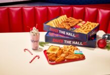 Zaxbys Adds Honey Chipotle Sauce and Peppermint Shake for the Holidays Zaxbys Honey Chipotle Sauce + Peppermint Cookies & Cream Milkshake