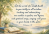 Daily Devotional: Embracing Wisdom Through Christ Devotional image for Colossians 3:16