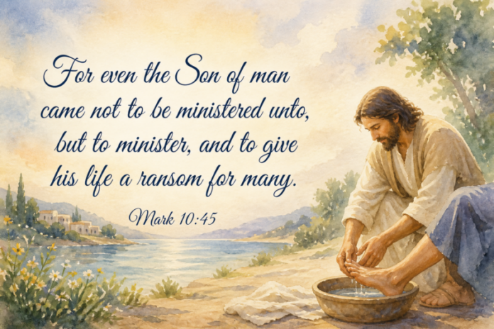 Devotional image for Mark 10:45