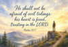 Daily Devotional: Finding Courage in Trust Devotional image for Psalm 112:7